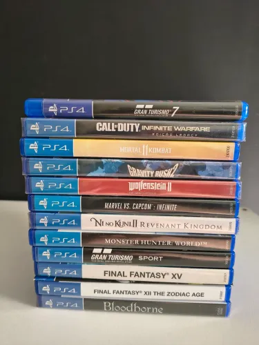 Lote de games de PS4