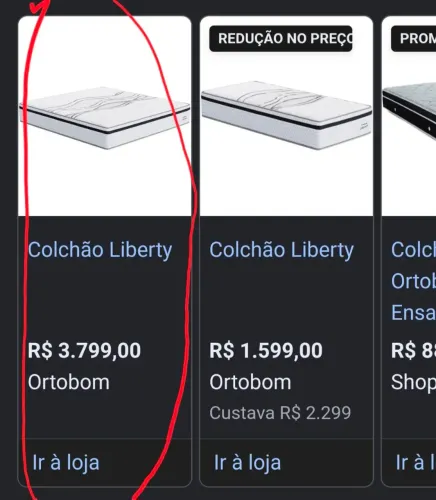 COLCHÃO LIBERTY ORTOBOM