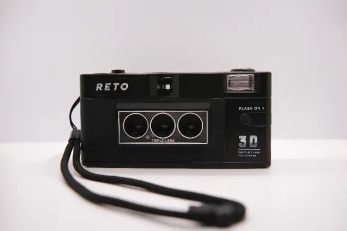 Câmera analógica RETO 3D ? 35mm, usada uma vez