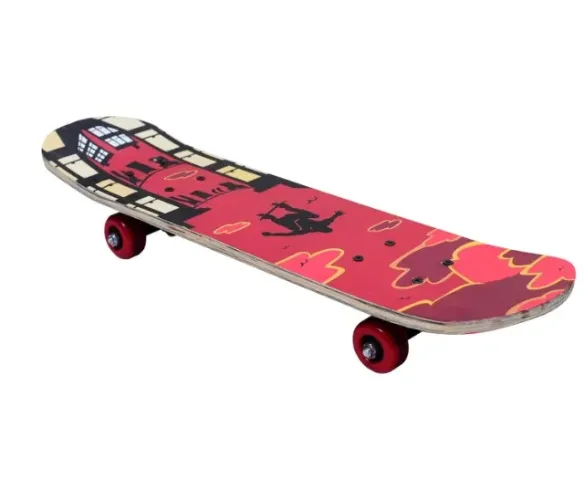 skate longboard maple deck 80cm vermelho toy king 43cm tk-ab8887