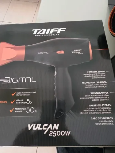 Secador Taiff Vulcan Digital 2500w