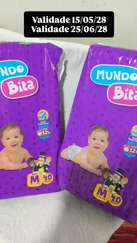 Kit Fralda Mundo Bita M ( as duas 80,00 )