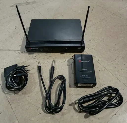 Sistema Sem Fio Karsect KRU-301 + Transmissor KLT-8U