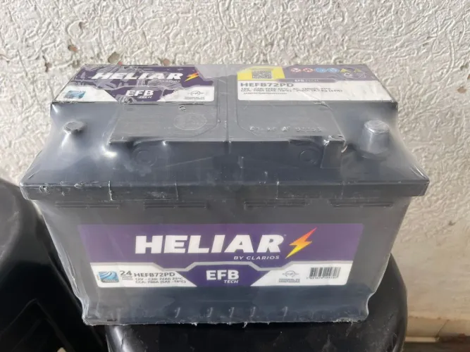 Bateria Heliar EFB start stop 72 amperes (NOVA)