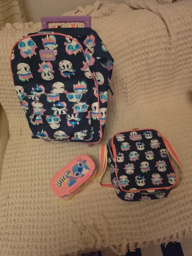 Kit mochila + lancheira + marmiteira Puket