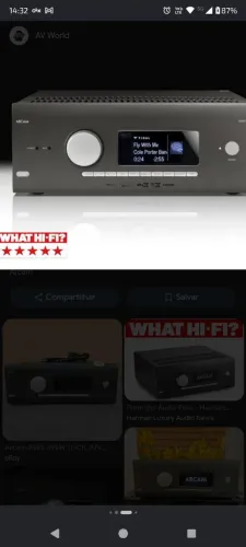 Receiver arcam avr5 - onkyo -denon -Yamaha -nad-rotel-amplificador