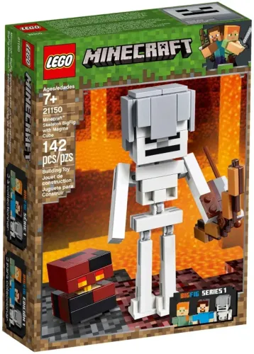 Lego Minecraft Skeleton Bigfig Com Magma Cube 21150