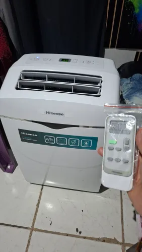 AR CONDICIONADO PORTÁTIL 127V HISENSE 12000 BTU NOVO