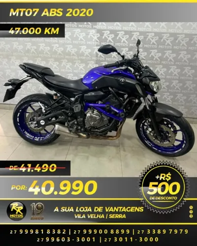 Moto Yamaha MT07 ABS 2020