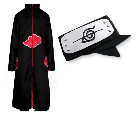 Fantasia Cosplay Naruto Manto + Bandana