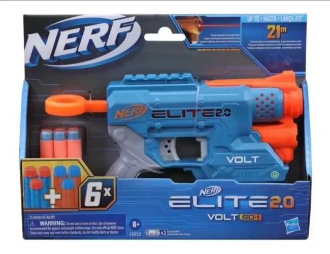 Lançador Nerf Elite 2.0 Volt SD-1 Original - Com Mira de Luz e Dardos