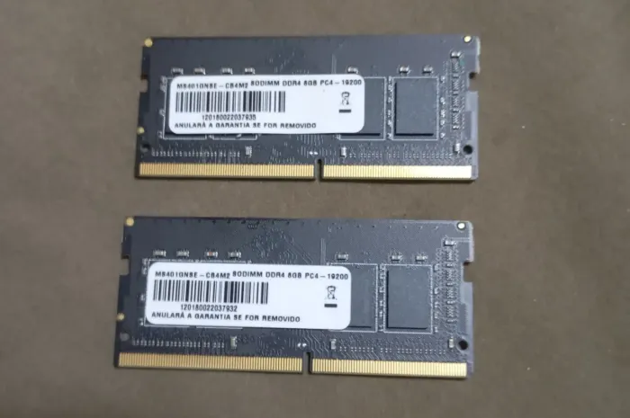 Kit 16 GB Memória Notebook Ddr4 2x8gb 2400mhz Pc4-19200 Multilaser