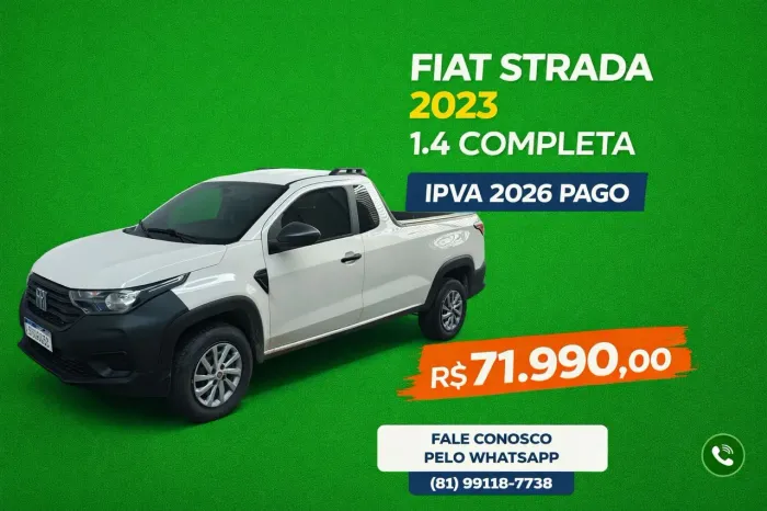 Fiat Strada Endurance 1.4 Flex 8V CS Plus 2023
