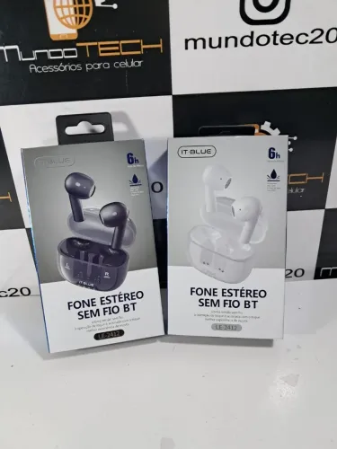 Fone via bluetooth sem fio