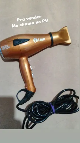 Secador lion 3000w indicado para salão.aceito cartão crédito, débito e Pix.