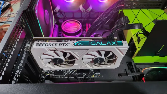 Placa de Vídeo Galax,RGB RTX 2060 Ex White Dual (1-Click OC), 6GB, GDDR6, 192Bit,
