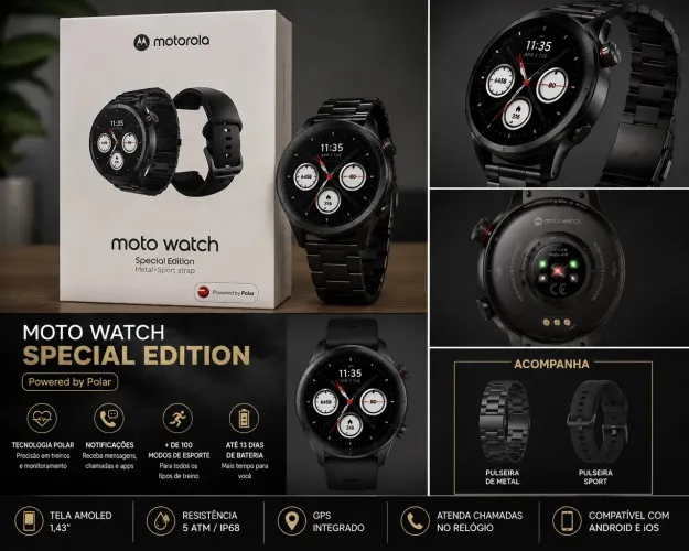 Moto Watch Special Edition Motorola NOVO