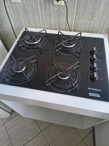 Cooktop mondial 4 bocas + móvel