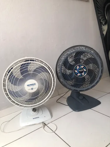 2 ventiladores funcionando