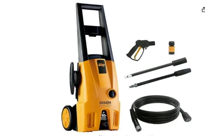 WAP Lavadora de Alta Pressão OUSADA PLUS 2200, com Jato Leque e Concentrado, 342L/h, 1750p