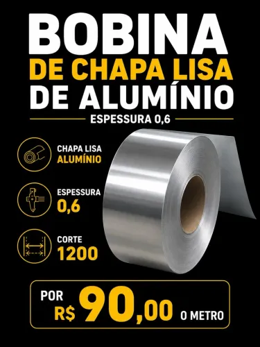 Aluitens Bobina de chapa lisa de alumínio