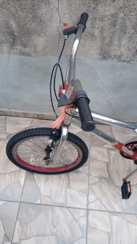 Bicicleta cross cromada