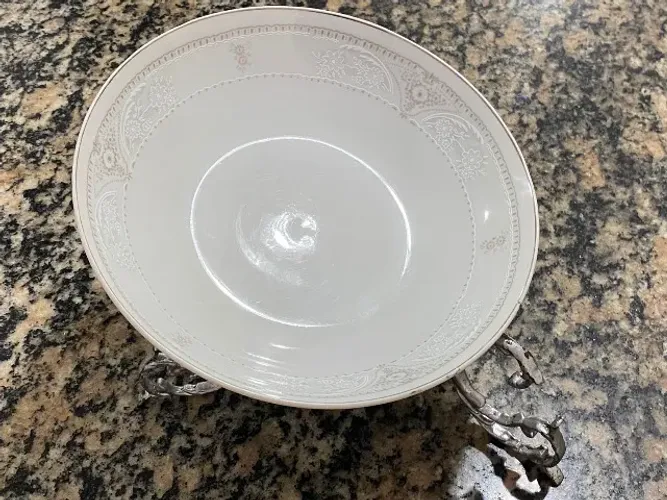 Fruteira Vintage Porcelana Legítima Polovi Germer Rara