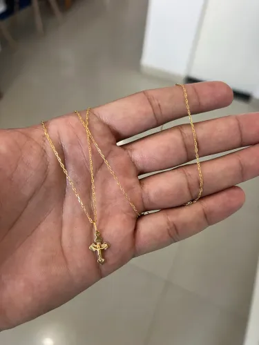 Corrente masculina em Ouro 18k