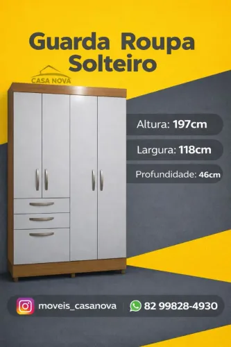 Guarda Roupa Solteiro