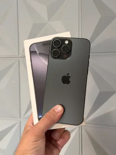 iPhone 16 pro Max preto 256 GB Garantia Apple setembro 2026
