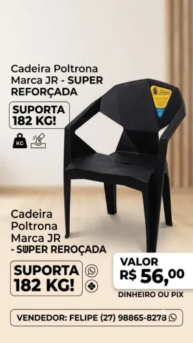 CADEIRA POLTONA JR SUPER REFORÇADA