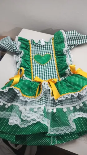 Vestido caipira - copa do mundo usado uma vez