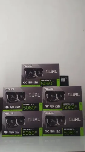 RTX 5060 TI, 16GB, ASUS DUAL - LOJA CONCEITUADA