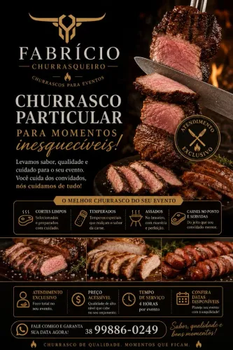 CHURRASQUEIRO PARA EVENTOS