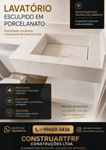 Fazemos bancadas nichos porcelanato auto padrão .