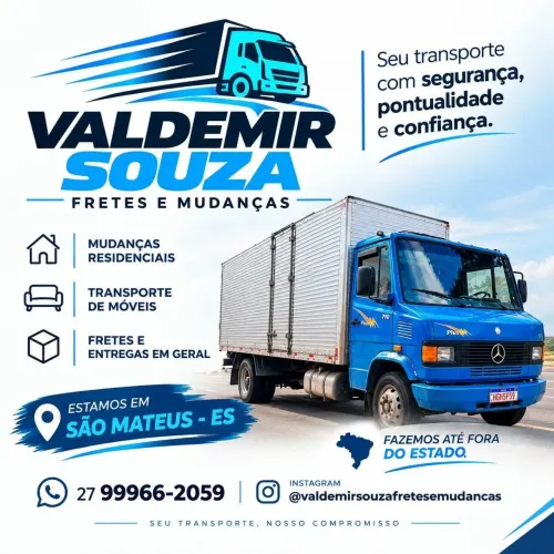 VALDEMIR SOUZA | FRETES E MUDANÇAS