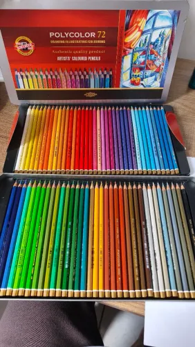 Lapis de cor Koh-I-Noor Polycolor 72 cores