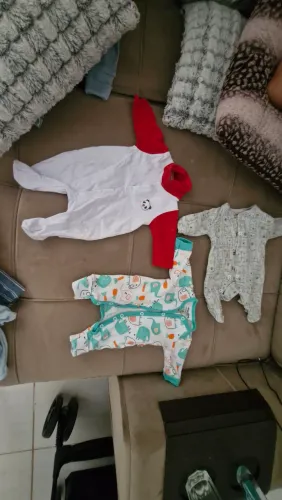 Kit 3 bodys bebê prematuro RN