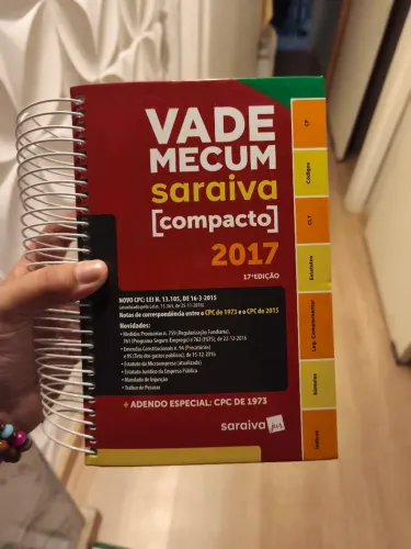 Livro Vade Mecum Saraiva (compacto) 2017