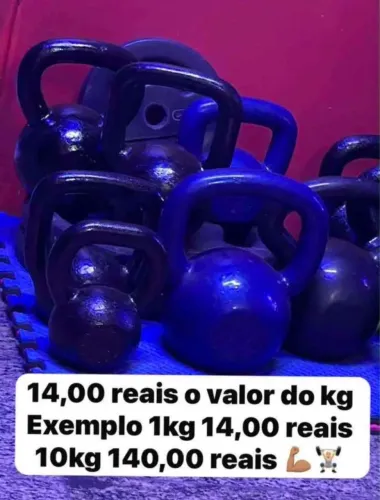 Material para musculação e Crossfit 