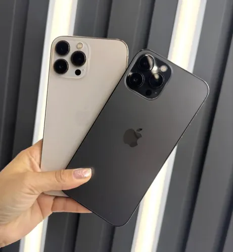 iPhone 13 Pro Max grafite e dourado 128 Gb 6 meses garantia 