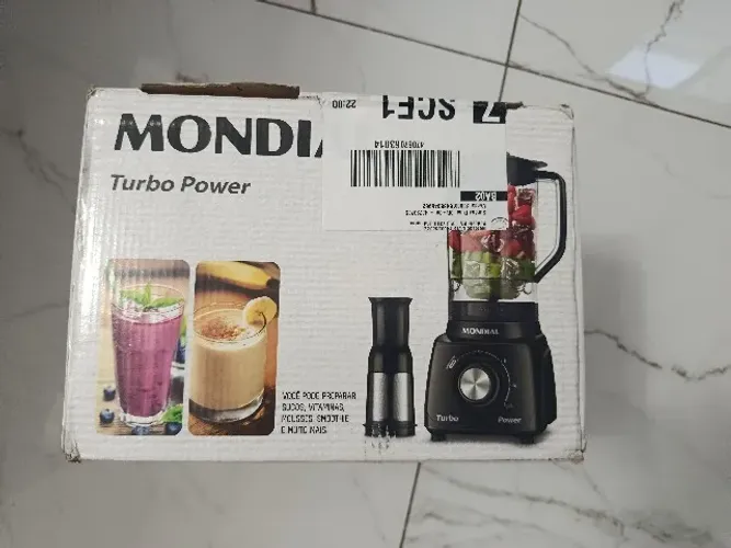 Liquidificador na caixa