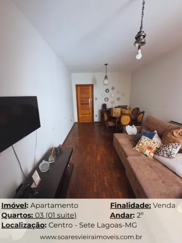 Apartamento à venda no Centro de Sete Lagoas