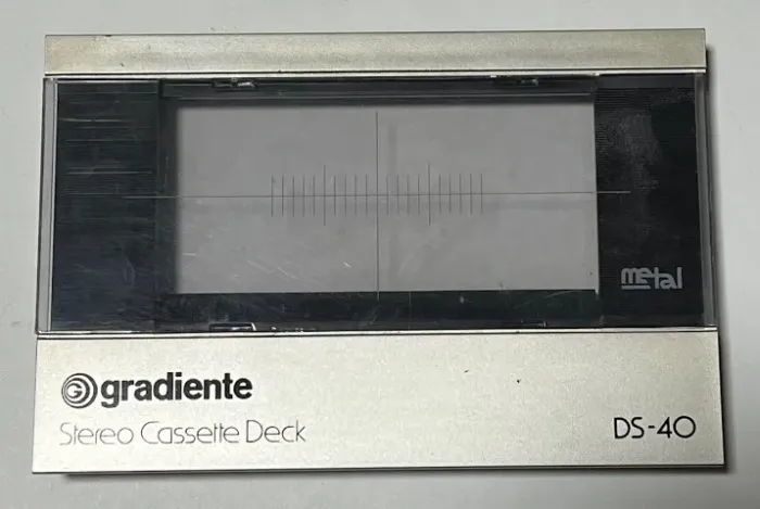 Tape Deck Gradiente DS-40 - Porta Cassette