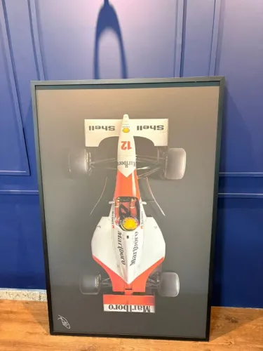 Quadro grande Ayrton Senna McLaren 1,46 x 0,95 m