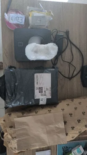 Impressora térmica + etiquetas + sacolas + plástico bolha +  500uni envelope de segurança 