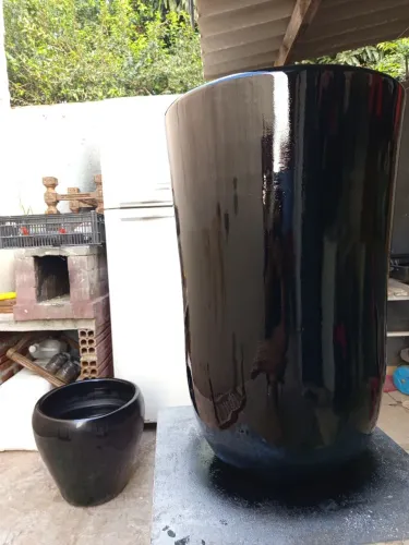 Vaso esmaltado preço justo Grande