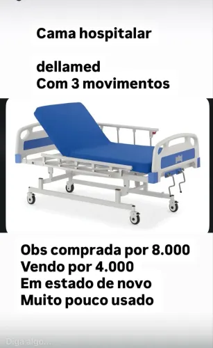 Cama hospitalar elétrica dellamed