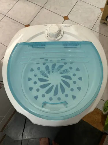 Centrifuga Roupas 15Kg Britânia Cesto Extragrande Inox BCR15B