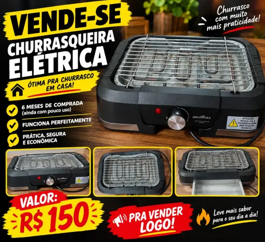 Vende churrasqueira elétrica